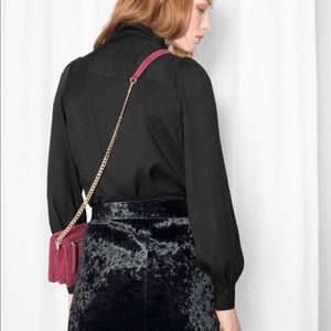 & Other Stories Turtleneck Blouse size 4